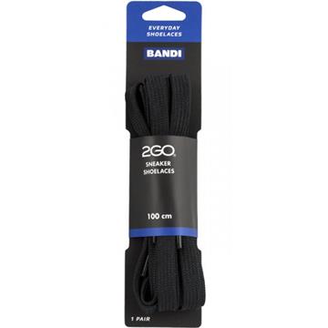 SNEAKER SNØREBÅND SORT 100 CM