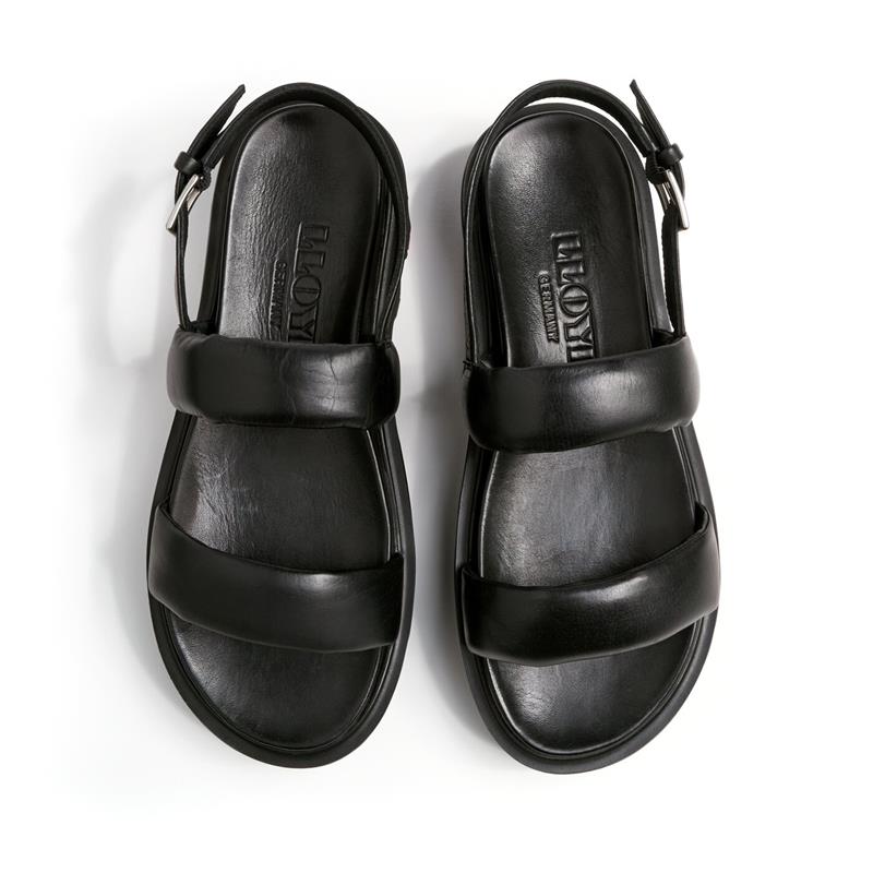 LLOYD 13-509-00 Dame Sandal BLACK 7½ = 41 6