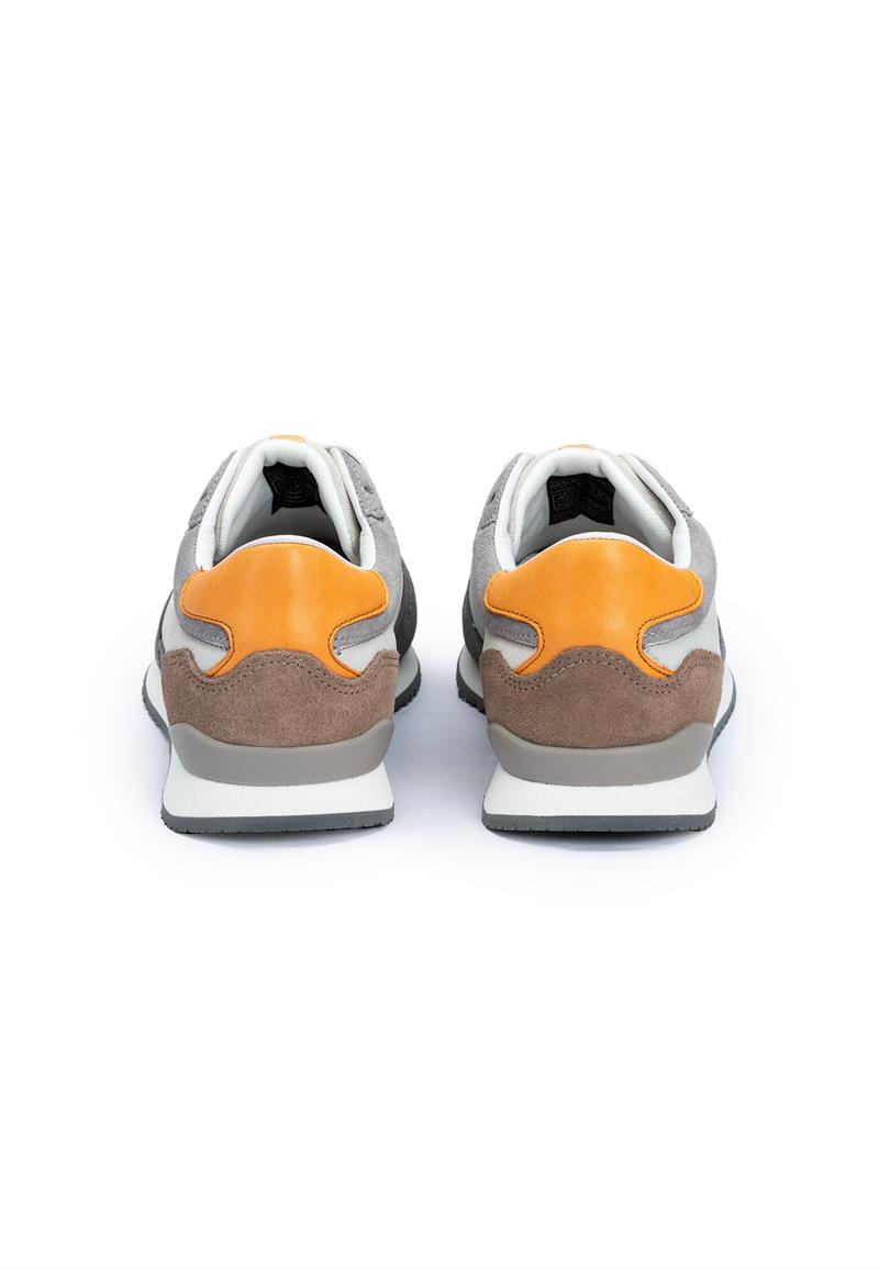 LLOYD ELMORE Herrsneaker GREY/POLVERE/ORANGE 9 = 43 5