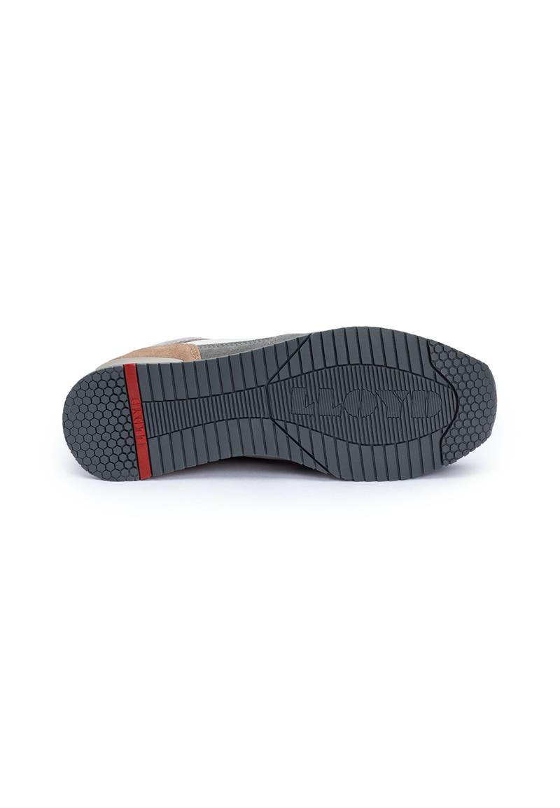 LLOYD ELMORE Herrsneaker GREY/POLVERE/ORANGE 9 = 43 4
