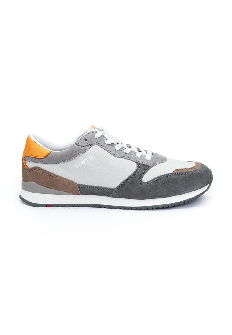 LLOYD ELMORE Herrsneaker GREY/POLVERE/ORANGE 9 = 43 2