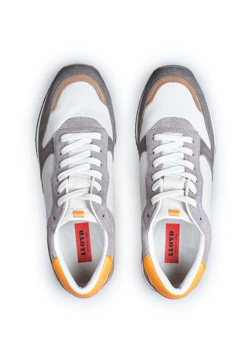 LLOYD ELMORE Herrsneaker GREY/POLVERE/ORANGE 9 = 43 3