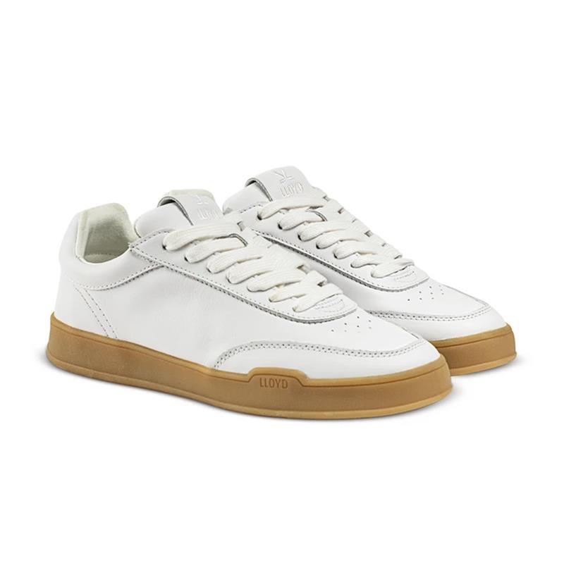 LLOYD PRIME Damsneaker WHITE 6½ = 40