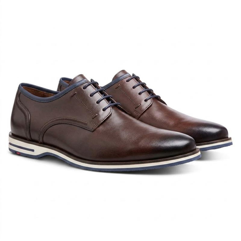 LLOYD DETROIT Herrskor COGNAC 9 = 43